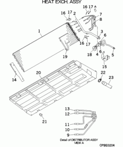 FDE36KXZE1/F HEAT EXCH. ASSY