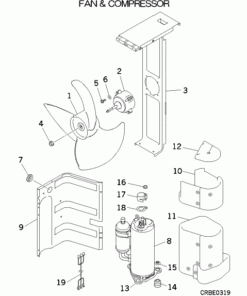 SCM125ZJ-S1/1 FAN AND COMPRESSOR