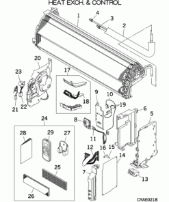 SRK50ZJX-S1/1 HEAT EXCH. AND CONTROL