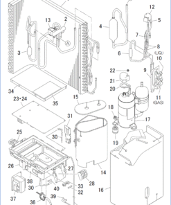 DXC09ZTLA-W HEAT EXCH. AND CONTROL