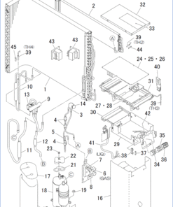 DXC24ZTLA-W HEAT EXCH. AND CONTROL