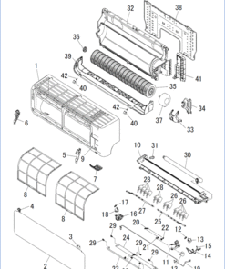 DXK05ZTLA-WF PANEL AND FAN ASSY