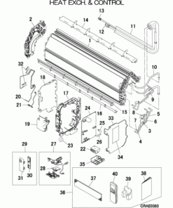 DXK18ZTLA-WF HEAT EXCH. AND CONTROL