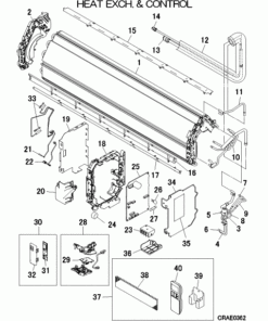 DXK21ZTLA-WF HEAT EXCH. AND CONTROL