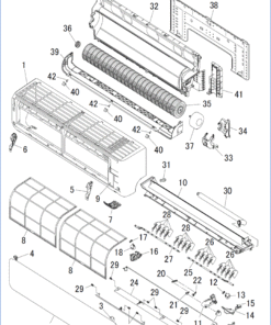 DXK21ZTLA-WF PANEL AND FAN ASSY