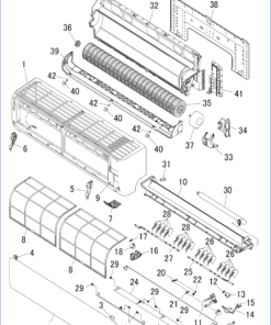 DXK24ZTLA-WF PANEL AND FAN ASSY