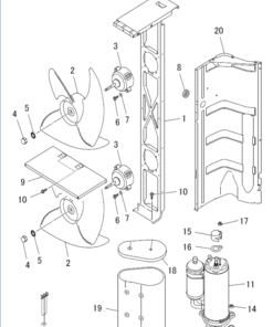 FDCA160VNX-W/1 FAN AND COMPRESSOR