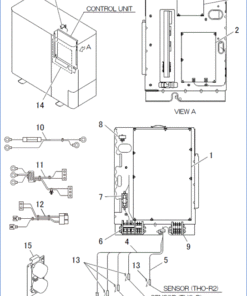 FDCA100VNA-W/A CONTROL AND PARTS SET