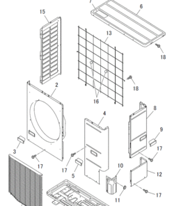 FDCA125VNP-W/1 PANEL ASSY